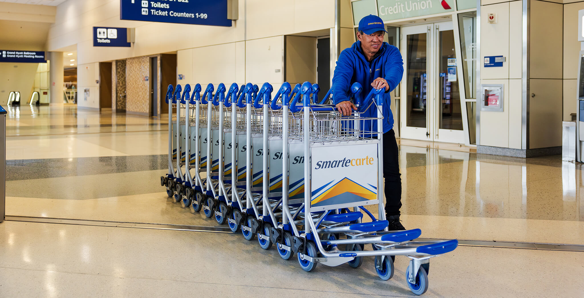 Baggage Carts & Airport Luggage Carts Woldcarte Cart Concession